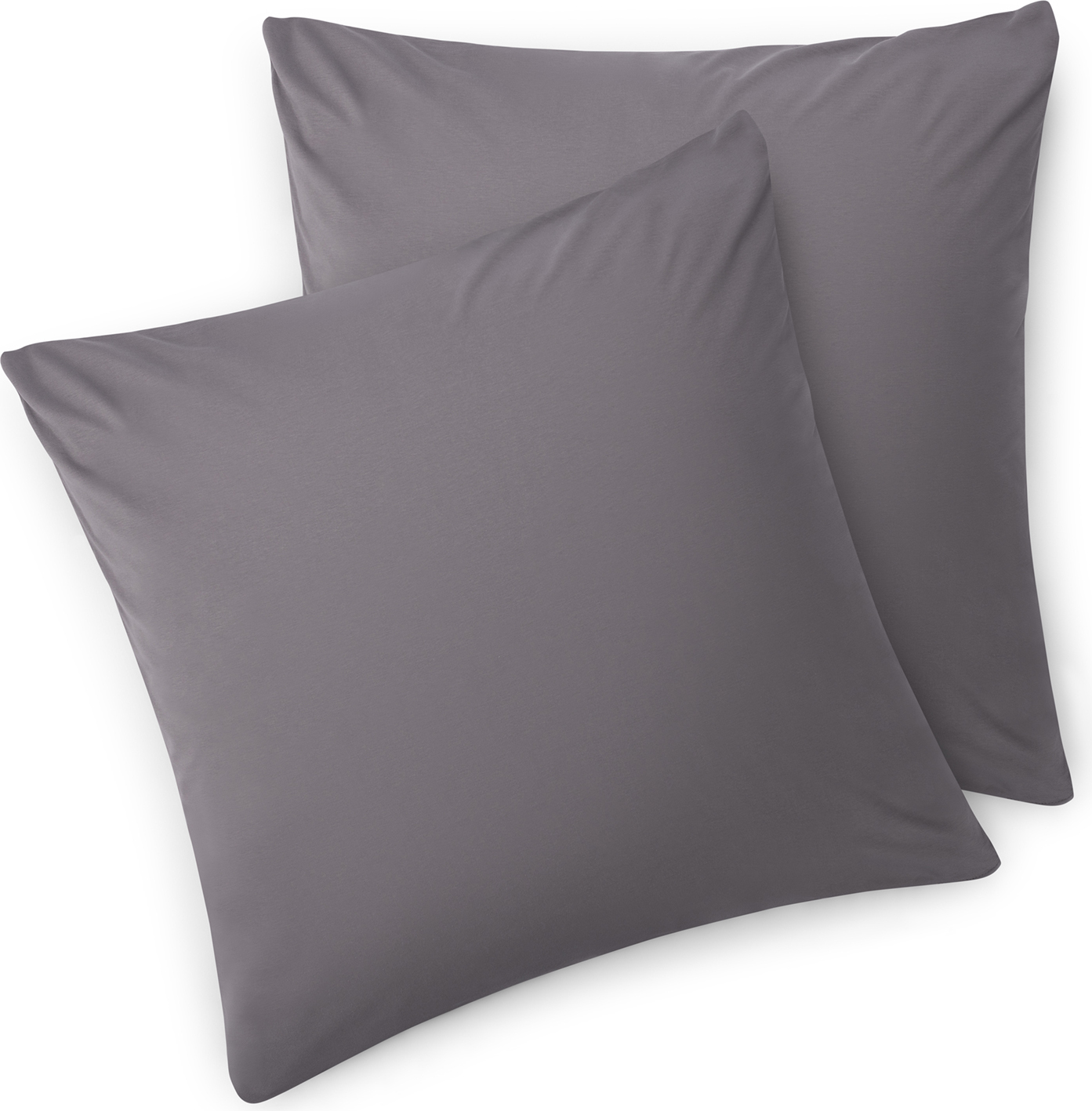 Blumtal Kissenbezug 60x60cm Cord - Weiß Mit Verstecktem Reißverschluss 2er Set