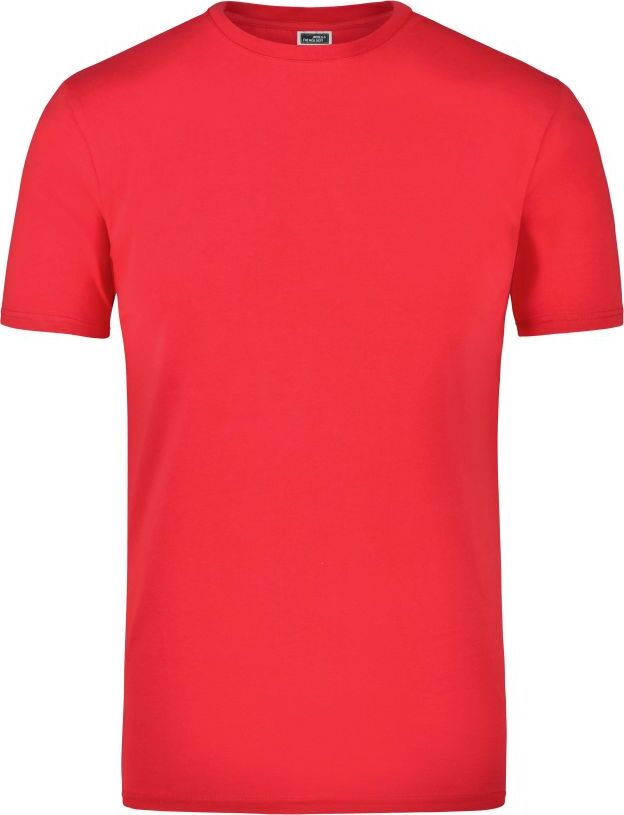 James & Nicholson Elastic-T T-Shirt mit Elasthan red, Gr. M JN055rd/M