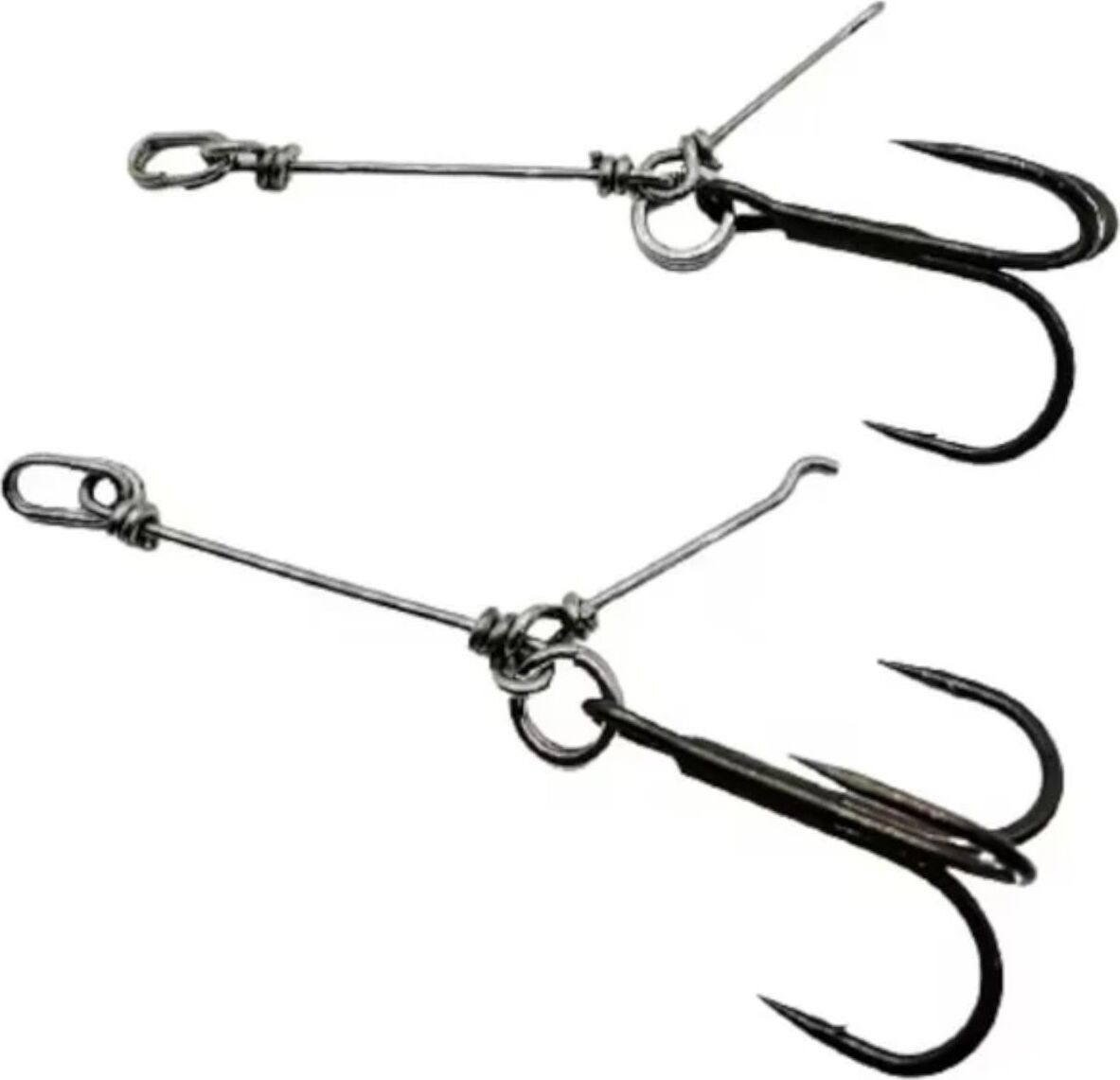 Pikecraft The Flex-Pin Stinger Rig M - 2 Stingerhaken, Größe:2/0 1280-0002