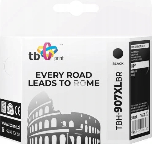 Ink. kazeta TB kompat. s HP TBH-907XLBR BK