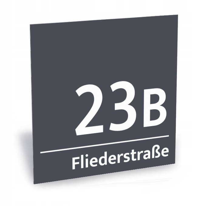 Hausnummer Aluminium anpassbar Straße Nummer Kaufland.de