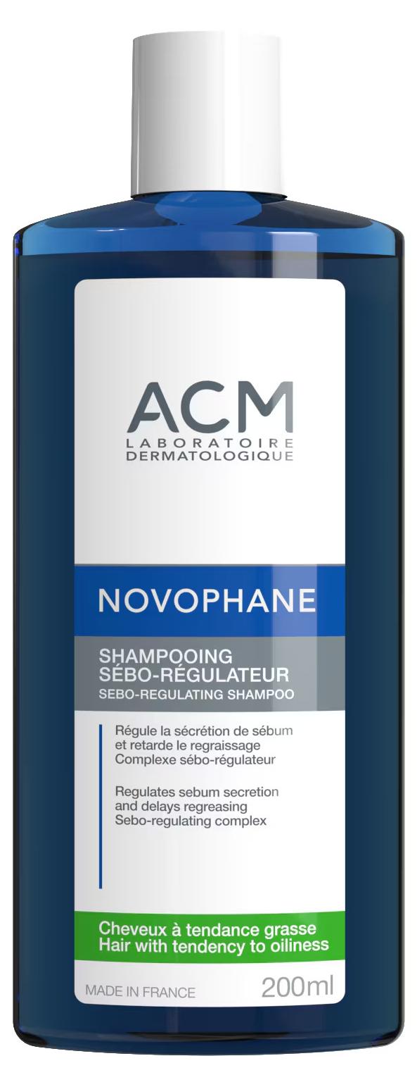 Laboratoire ACM, Novophane, Haarshampoo, zur Regulierung von ü berschü ssigem Talg, 200 ml