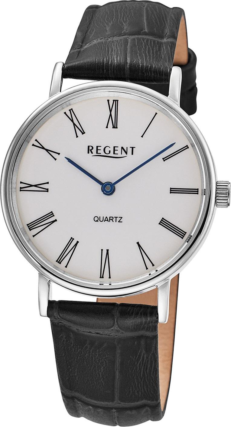 Regent F-1576 Damenuhr Quarz Gut Ablesbar Schwarz/Weiß