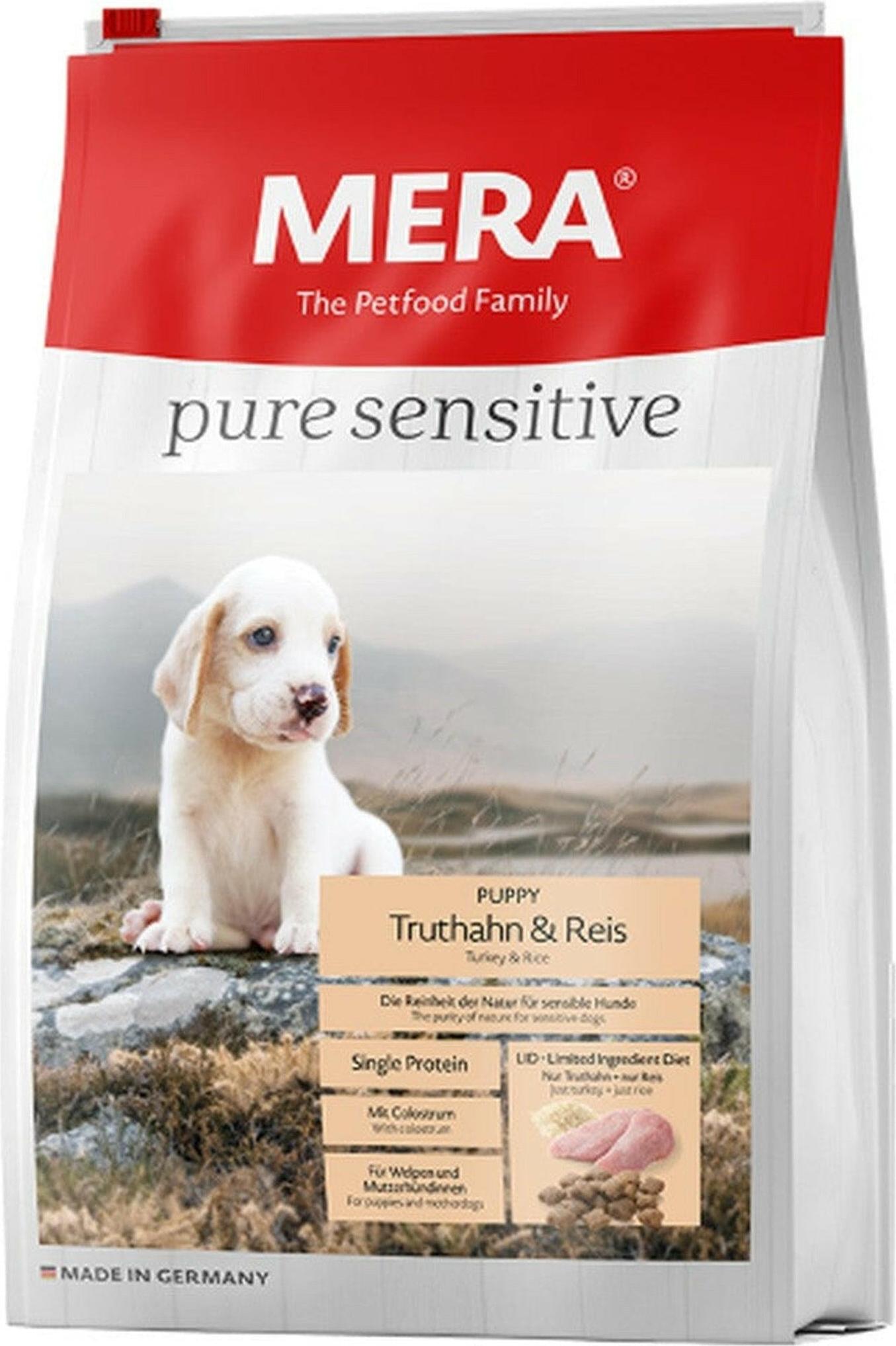MERA Tiernahrung GmbH Mera Dog Pure Puppy Turth & Reis 1kg
