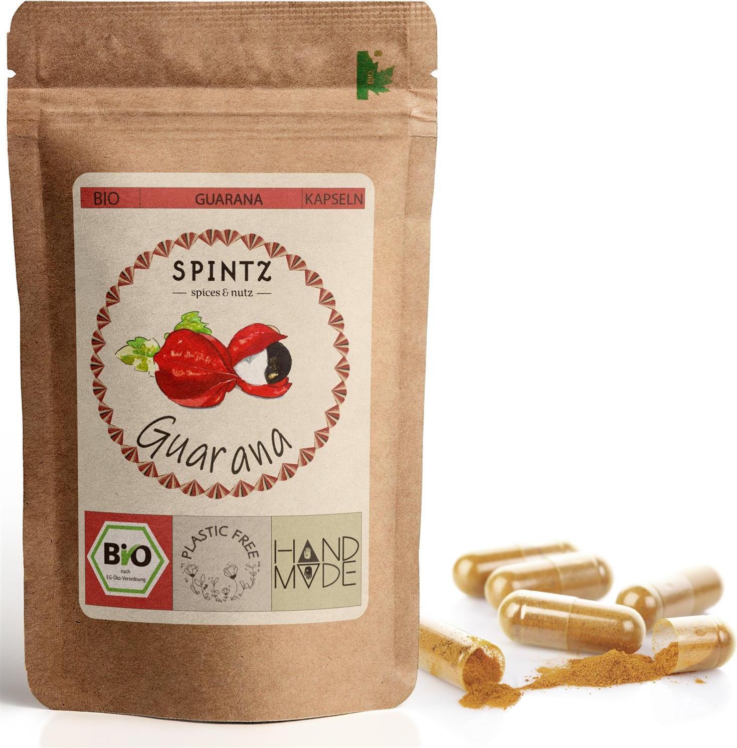 Spintz Guarana Kapseln 320 Stk SPINTZ-Bio-Guarana-Kapseln-320stk.