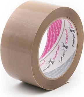 profibau Verpackungsklebeband Braun - 50mm x 66m - Hohe Klebkraft & Reißfest - Paketband