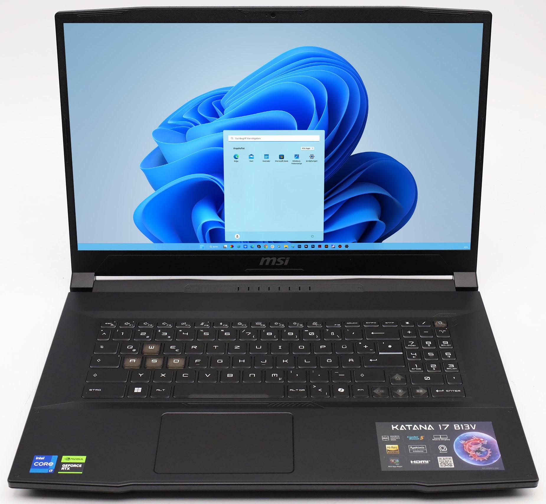 MSI Katana 17 Gaming-Laptop 17,3” Full HD 144 Hz Intel Core i7-13620H NVIDIA B13VFK