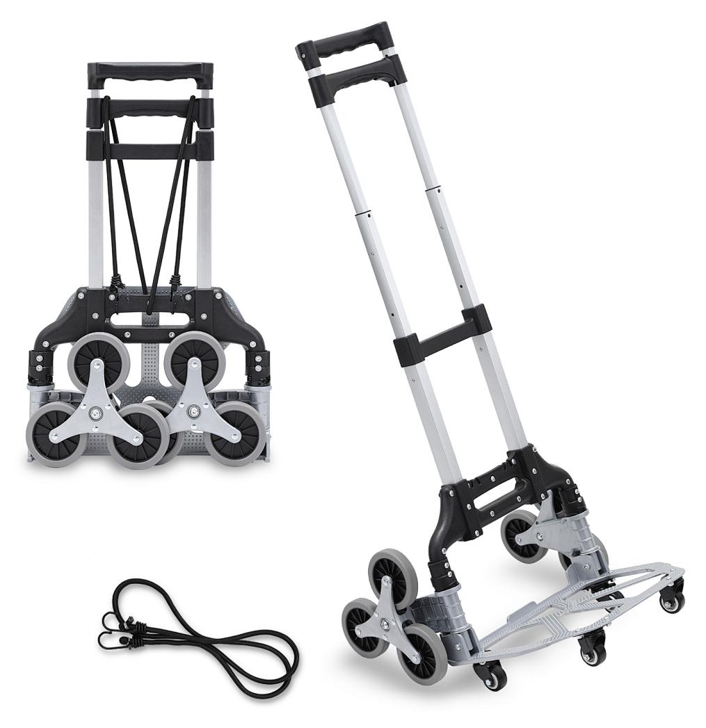 Vigevee Treppensteiger sackkarre Treppensackkarre bis 75kg Sackkarre treppe Transportkarre Treppensteiger klappbar Treppenkarre Stapelkarre RL-BN9087-1-DRAcmq