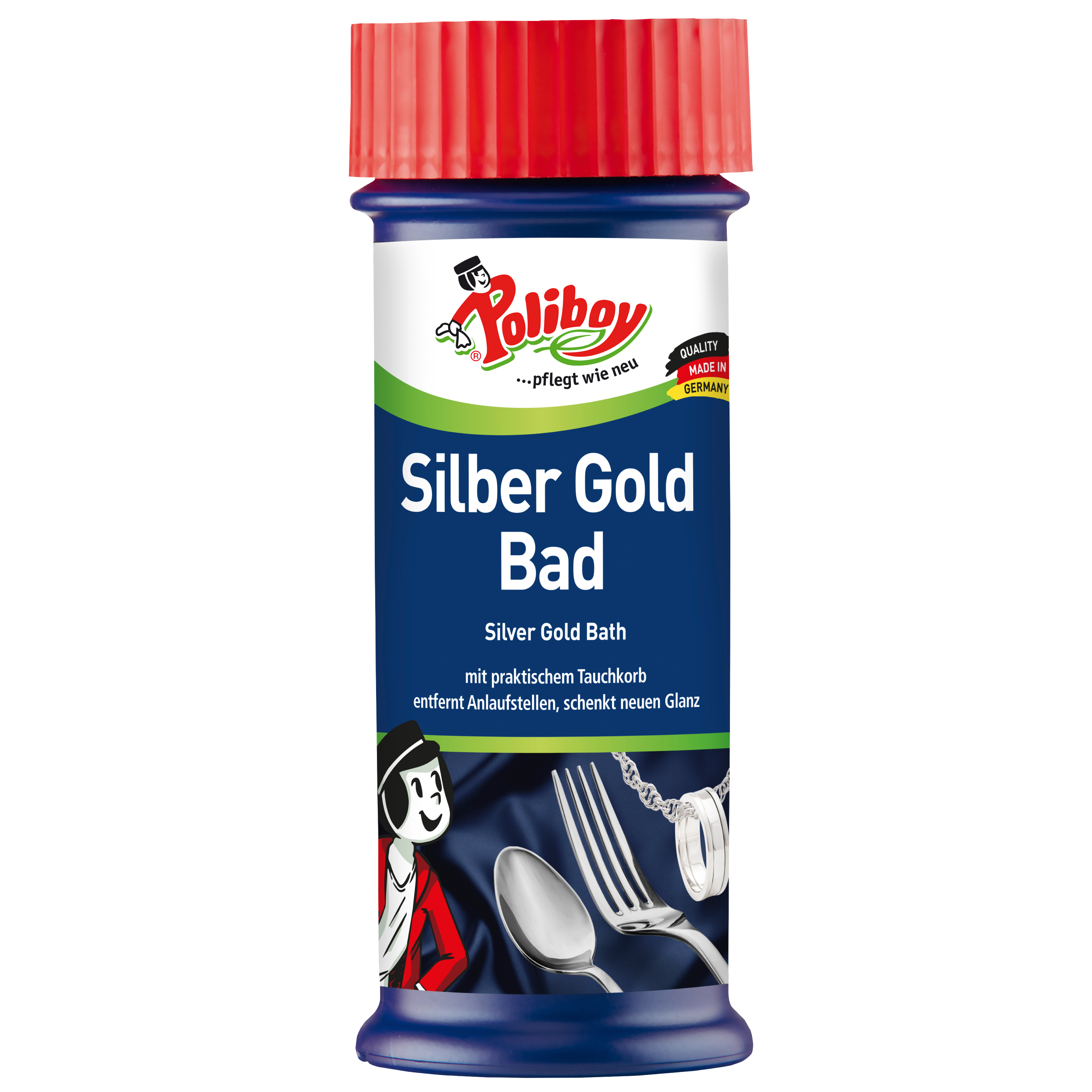 Poliboy Silber Gold Bad Reinigungsmittel 