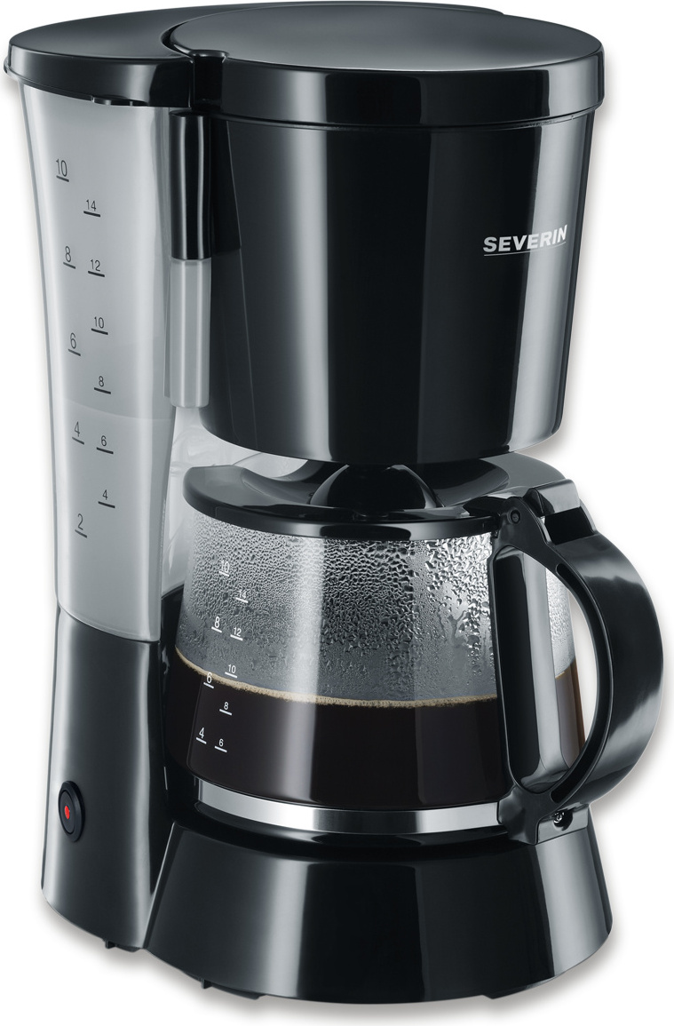 Filterkaffeemaschine Kaffeemaschine schwarz SEVERIN KA 4479 bis 10 Tassen 800 W KA 4479 aus Kunststoff, schwarz Filterkaffeemaschine Kaffeemaschine Filterkaffee Kaffeezubereiter Filterkaffeemaschine 4479000