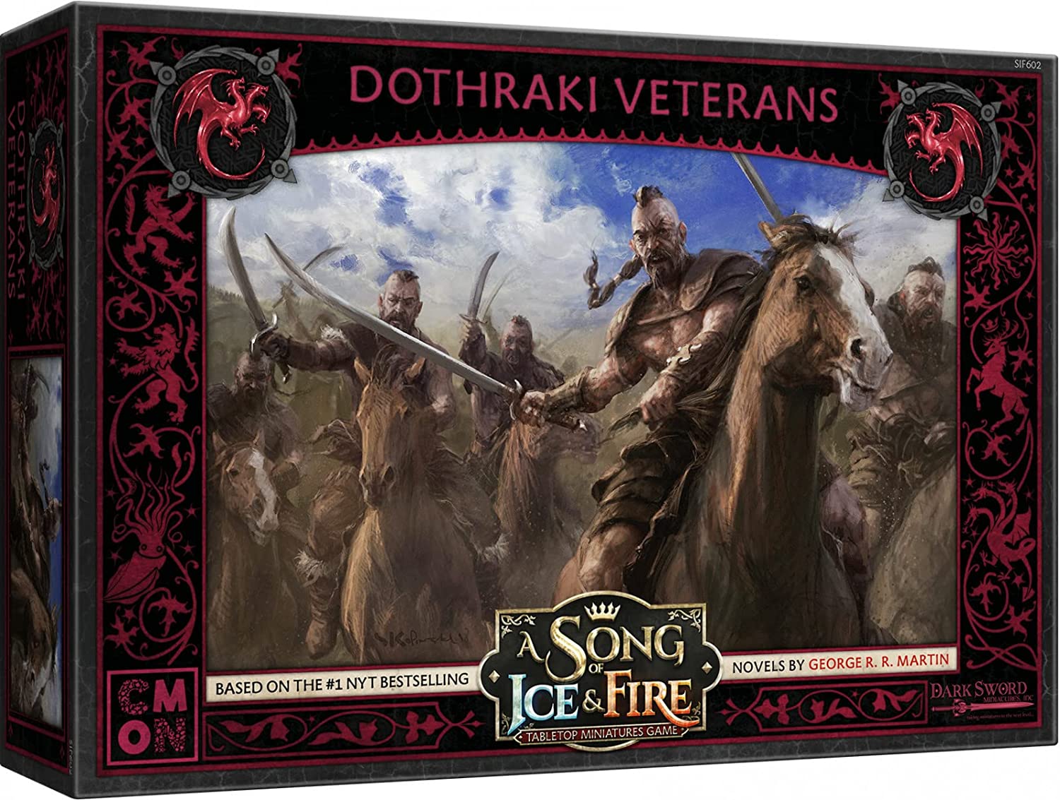 CMON Das Lied von Eis und Feuer: Tabletop-Miniaturenspiel – Dothraki-Veteranen