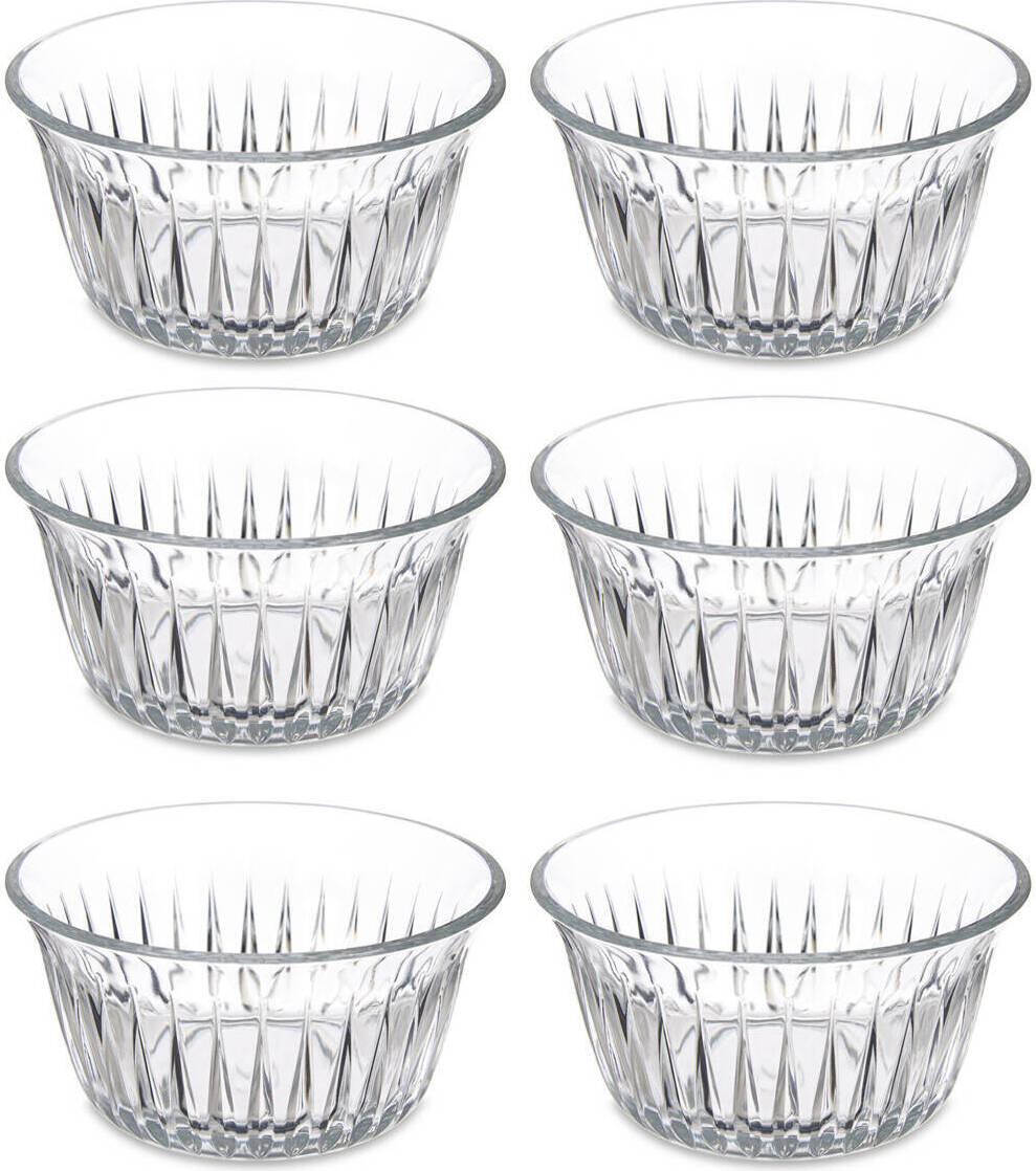 Relaxdays Set Da 2 Ciotole In Vetro Per Insalata, Scodelle Rotonde Da Cucina Insalatiere Da 2 4 Litri Trasparenti 94393954