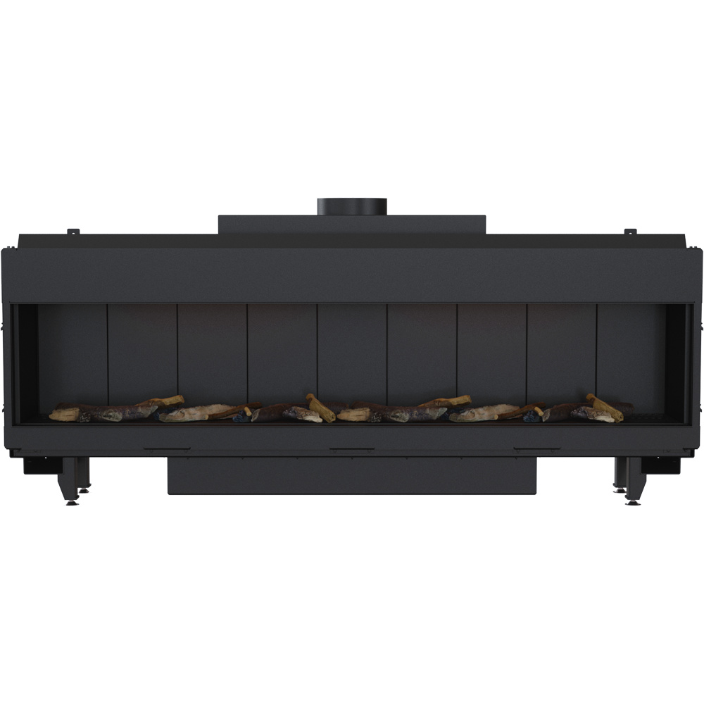 Plynový krb Leo 200 predný zemný plyn ∅ 130/200 15 kW