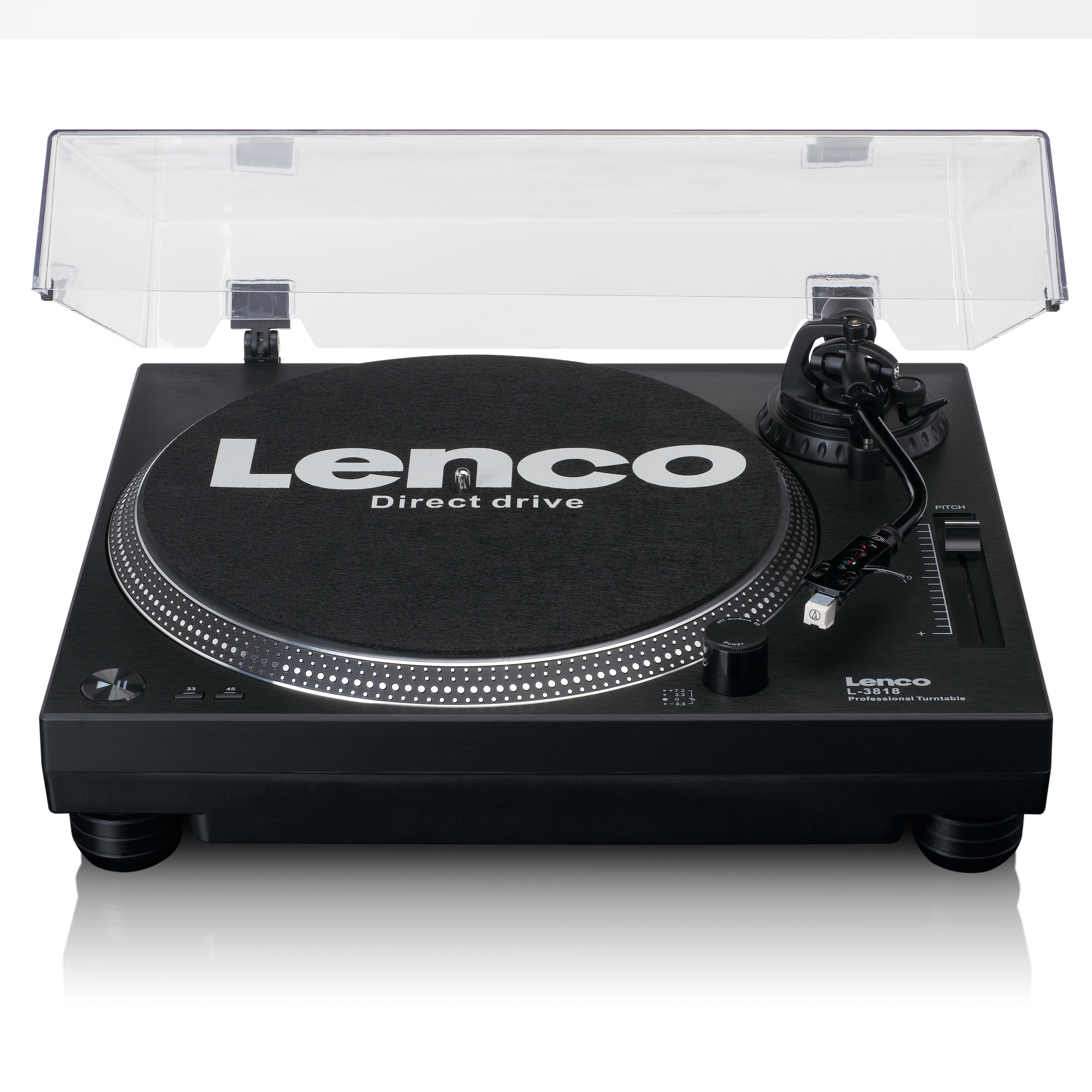 Plattenspieler L-3818 Lenco mit Direktantrieb