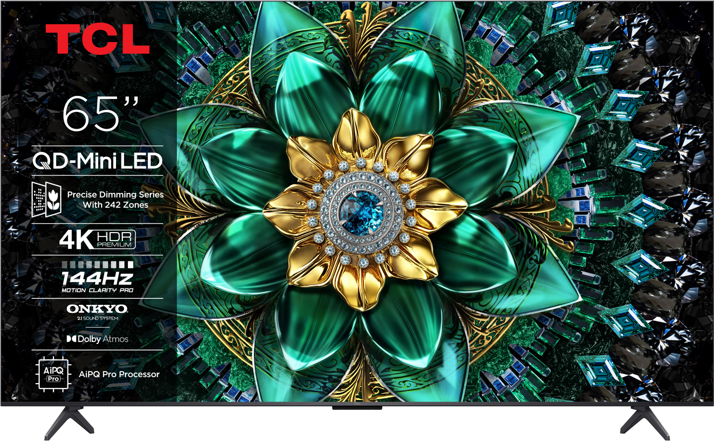 Televizor Mini LED TCL 165 cm (65") 65Q6C, Ultra HD 4K, Smart TV, WiFi, CI+