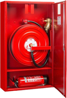 MBS FIRE UP Wandhydrantenschrank Typ S Wandhydrant, inkl. Feuerlöscherfach unten