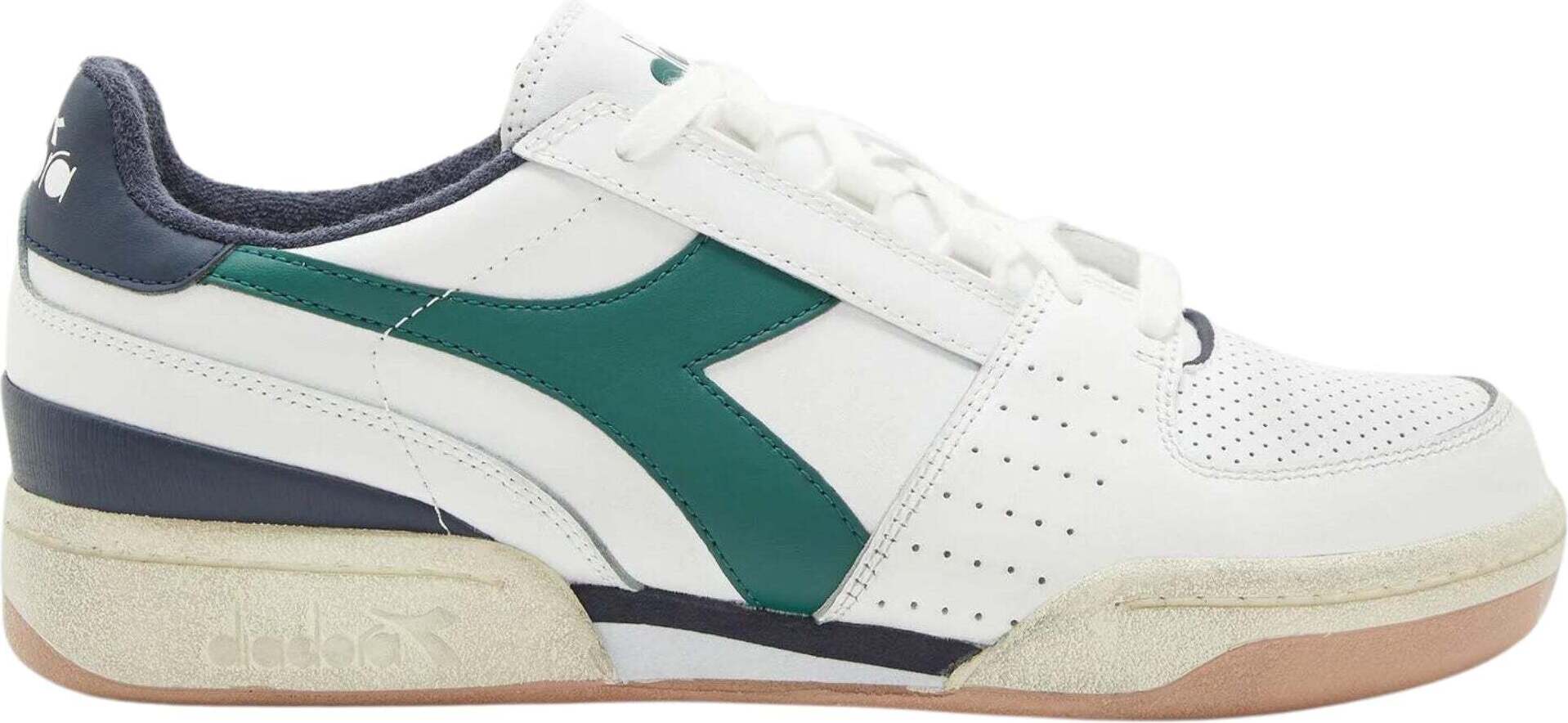 DIADORA Topánky pánske kožené modré GR76461 - veľkosť: 45