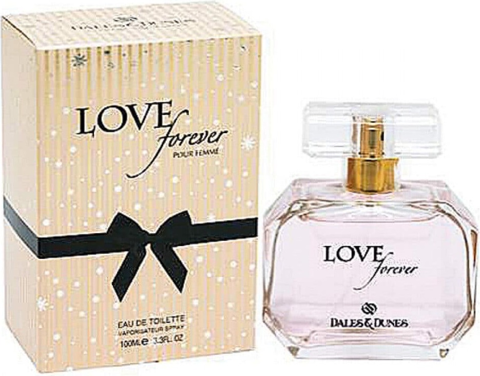 Dales & Dunes Eau de Toilette LOVE forever - Dámsky parfum - kvetinové a svieže tóny, - 100ml -dvojčiat vôní