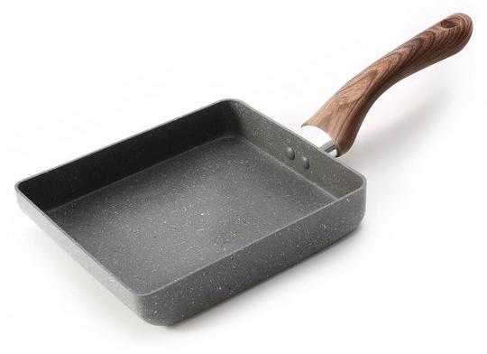 Unyqoos® Tamagoyaki-Omelettpfanne, rechteckig 18 x 15 cm – multifunktionale Eierpfanne für Tamagoyaki, Pfannkuchen & mehr, Antihaft, induktionsgeeignet