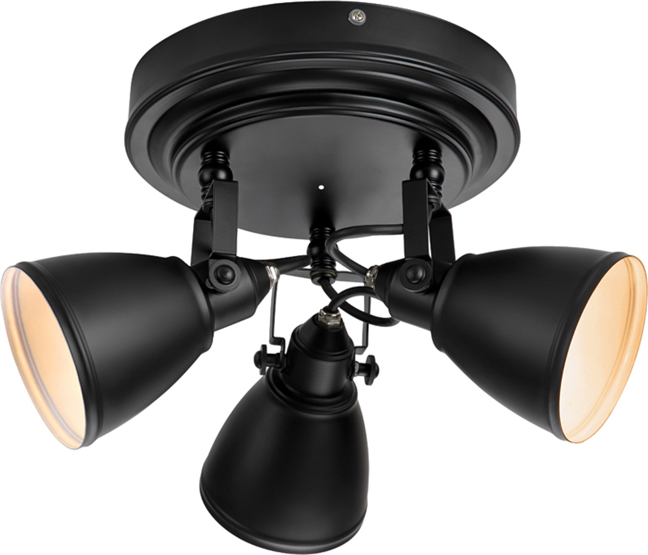 Markslöjd FJÄLLBACKA Ceiling 3L Black IP44 988502