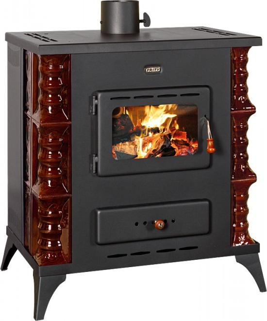 Sporák, krbové kachle Prity, model K RK Maro, 10kW, keramický obklad, nožičky
