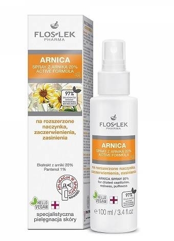 CARUNO Arnika-Spray mit Arnika 20 % bei erweiterten Kapillaren, Schwellungen, Blutergüssen, 100 ml 7,99