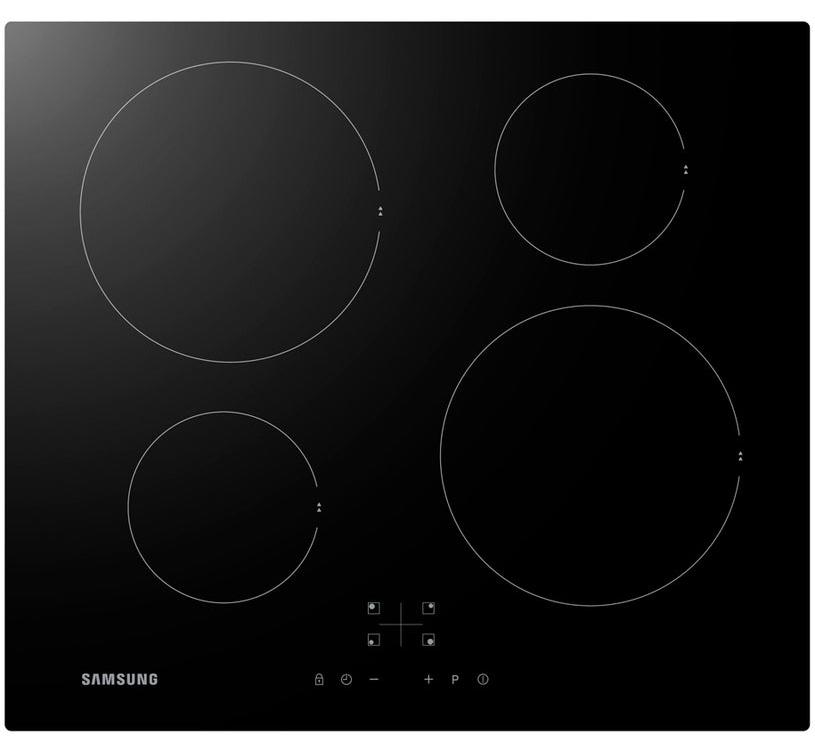 Samsung NZ64F3NM1AB, Čierna, Vstavaný, Indukčná varná doska so zónami, Sklokeramická, 4 zone(s), 4 zone(s)