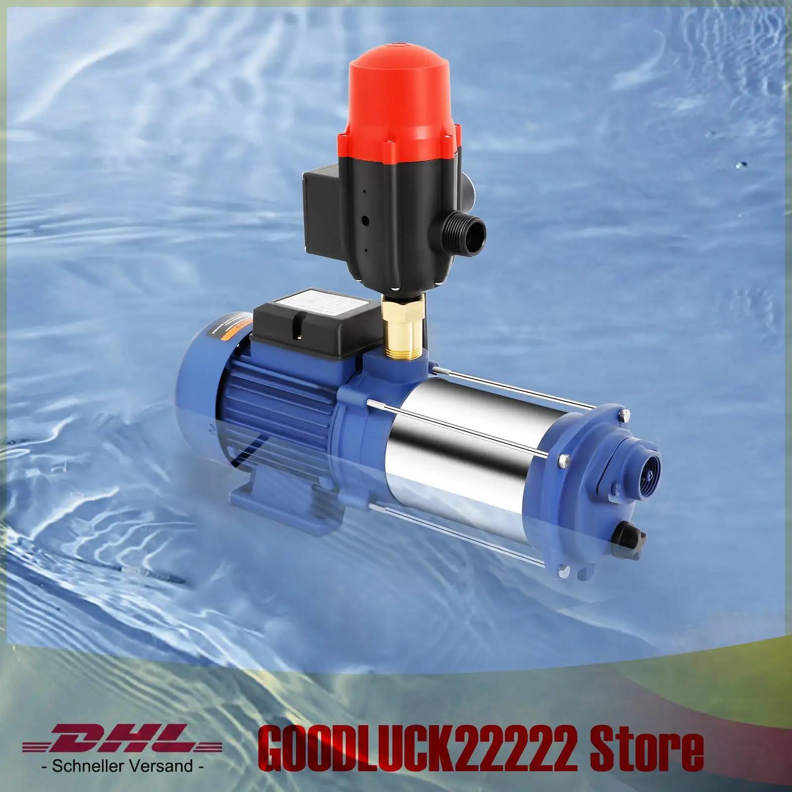 StarTech Garten-Wasserpumpe - Oberflächen-Pumpstation - Kreiselpumpe - EU-Stecker - Blau