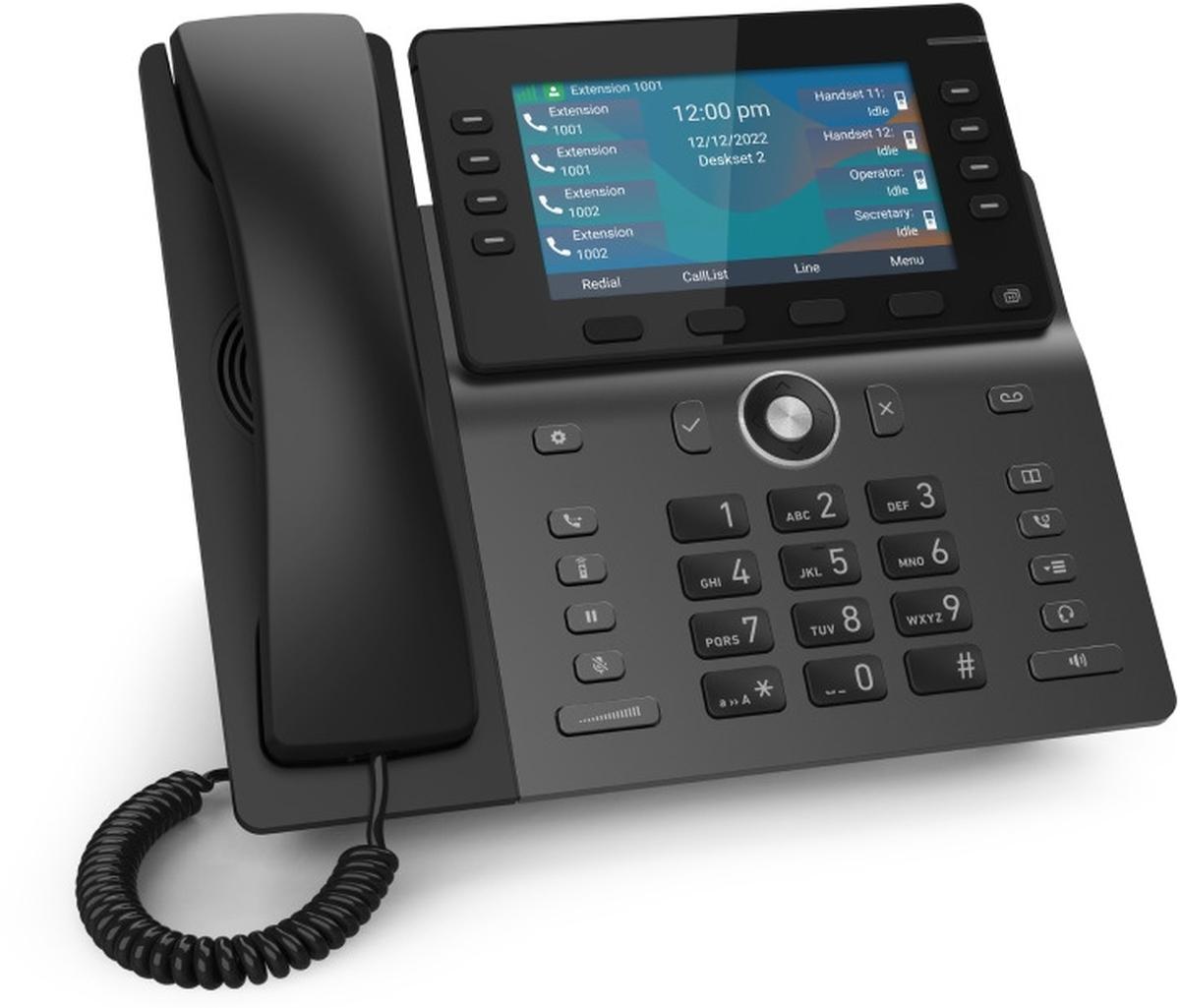 Snom M58, IP-Telefon, Schwarz, 200 Eintragungen, 1.88 - 1.9 GHz, TFT, 12,7 cm (5") 00004631