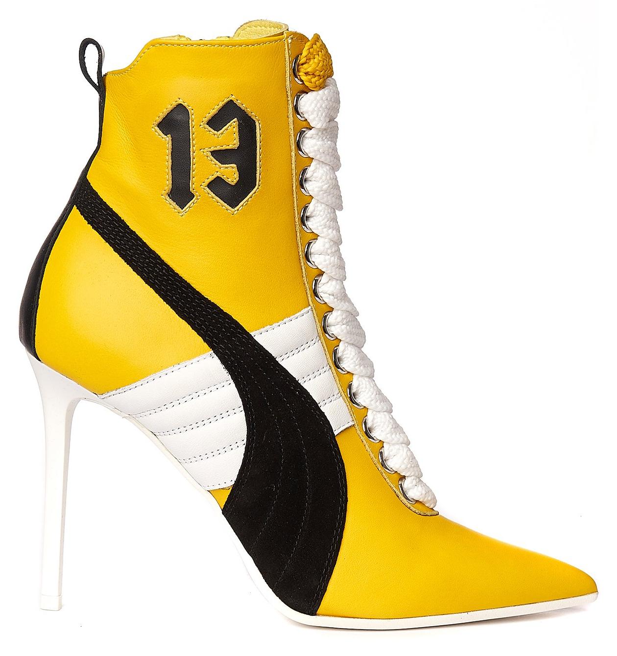 Pumahigh Heel Leder X Fenty Rot