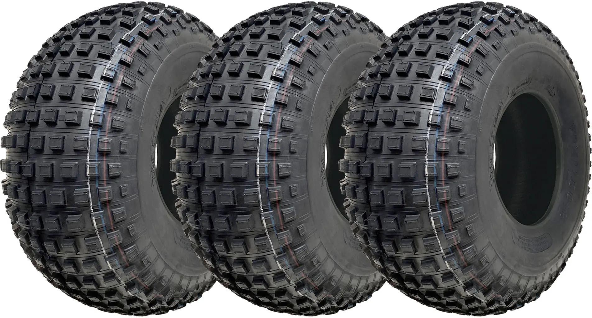 22x11.00-8 Knobby ATV pneumatika, Quad trailer 22 11 8 pneumatika 4 vrstvová, sada 3 ks