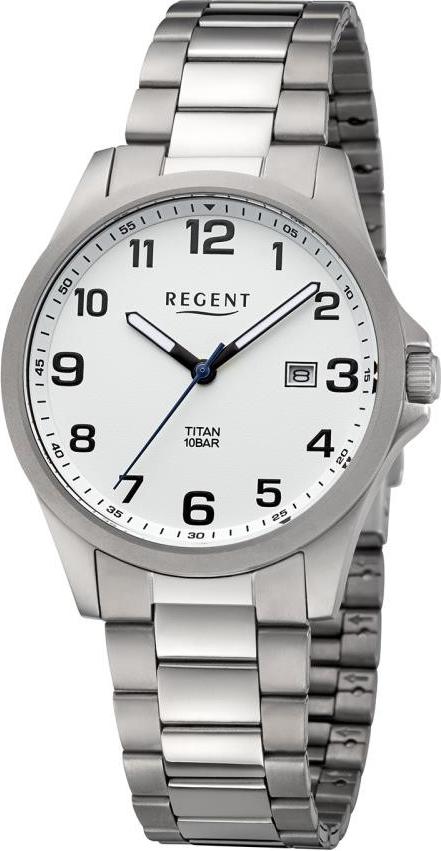 Regent Herren Armbanduhr BA-777 Titan