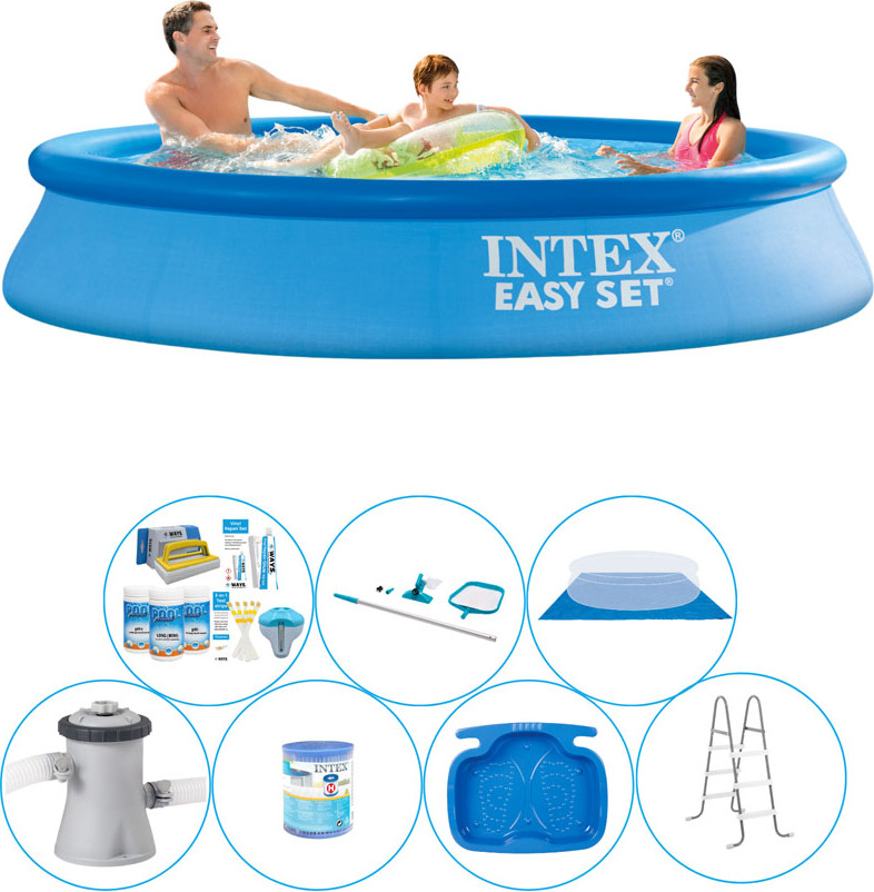 Intex Easy Set Round 305x61 cm - 8 kusov - Balík bazénov