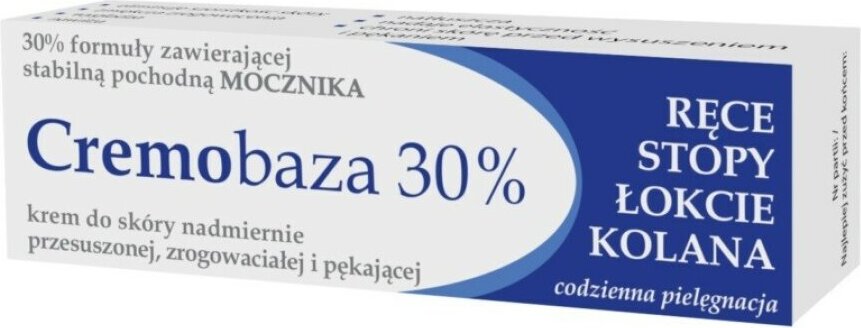 CREMOBAZA 30% Urea Creme für übermäßig trockene, schwielige und rissige Haut 30g