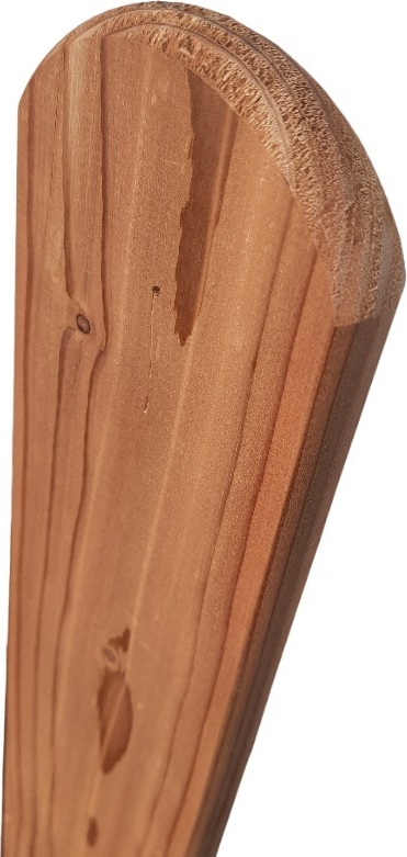 AZZAP Lärche Zaunlatten 80cm Lärchenholz Holzzaun Holz Zaun Brett Zaunbrett Gartenzaun 10x Lärchenbrett