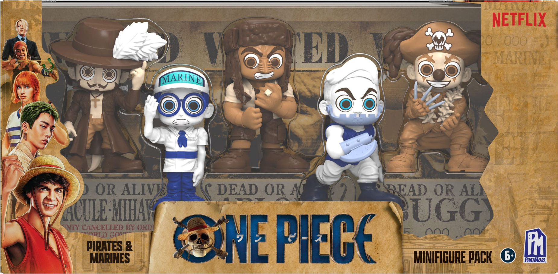 Boti One Piece Minifiguren Set Prates & Marines 6 cm 944