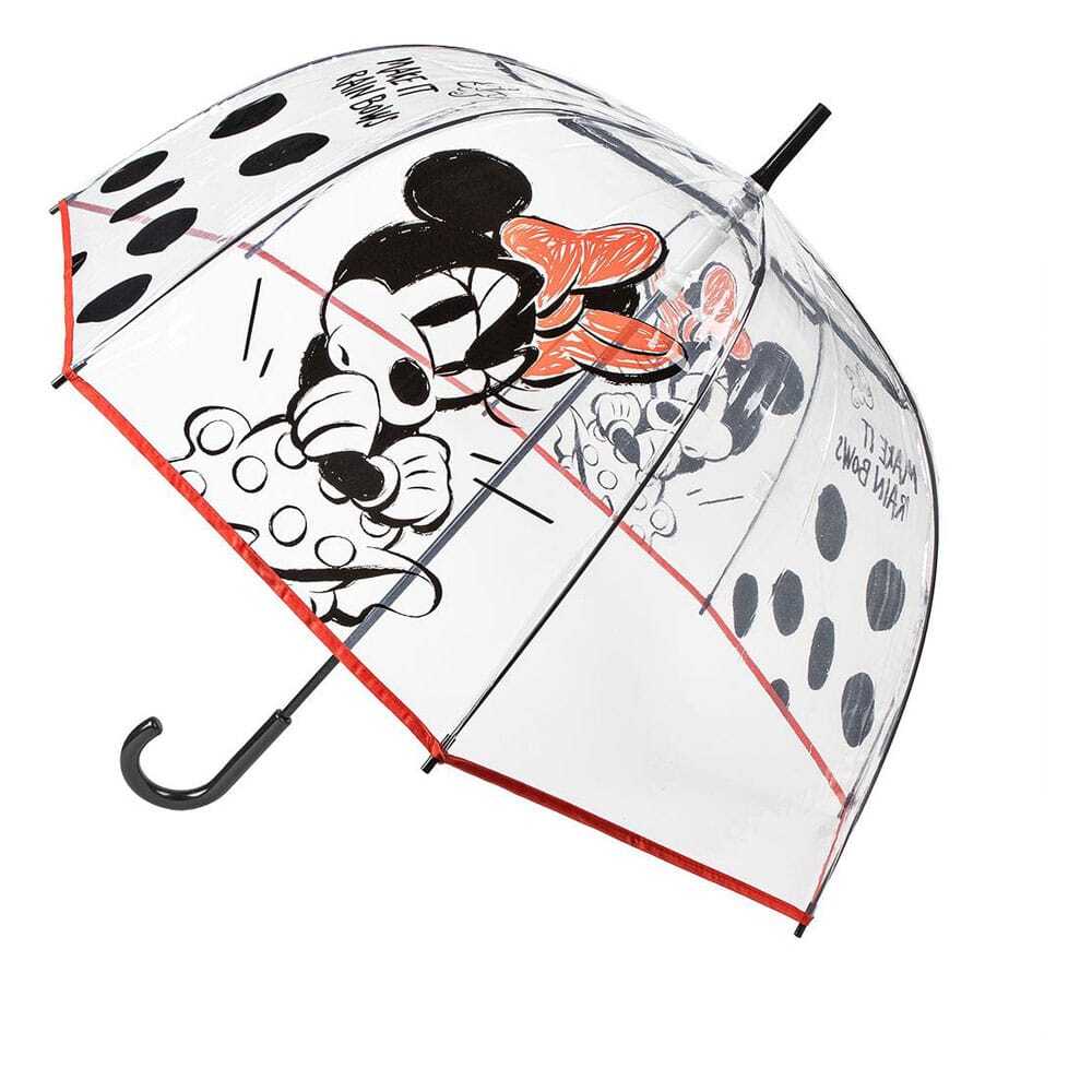 Cerda Minnie Mouse Manueller Regenschirm 60 Cm Durchsichtig Durchsichtig One Size 739
