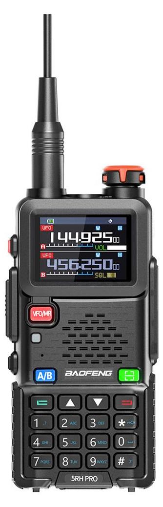 INSMA BAOFENG UV-5RH PRO Walkie-Talkie 10W mit GPS, 640 Kanäle, Typ-C-Ladung, NOAA-Wetterradio, Funkgerät für Amateurfunk, Zwei-Wege-Kommunikation