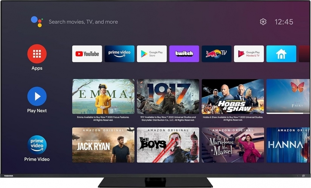 Toshiba 55QA7D63DG - QLED Fernseher - schwarz