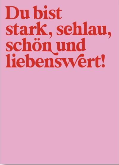 Kämpf Poster Liebenswert Pink 50x70