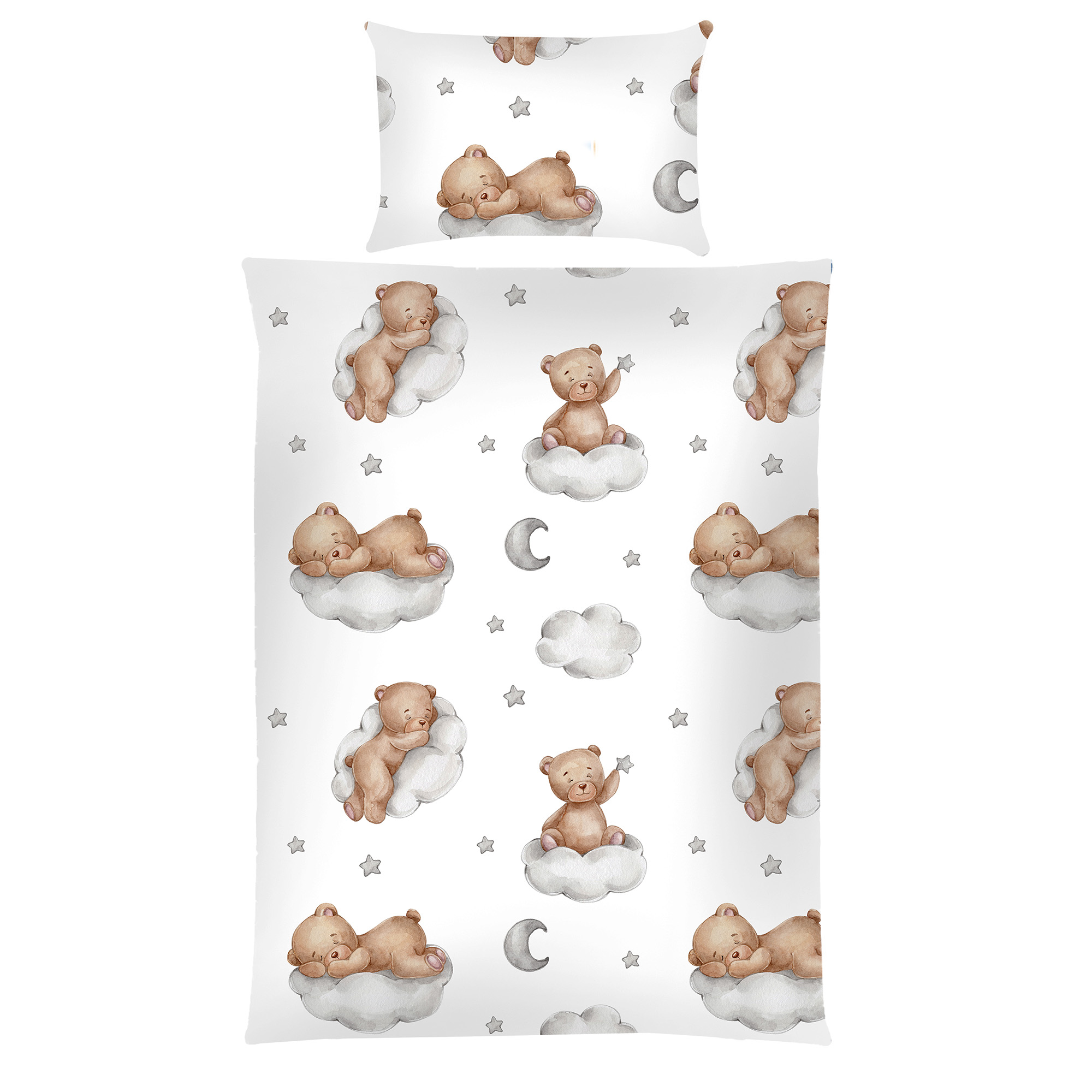 Kinder Bettwäsche 2-tlg (100x135cm / Baumwolle Bettdecken Set, 100% 40x60cm)