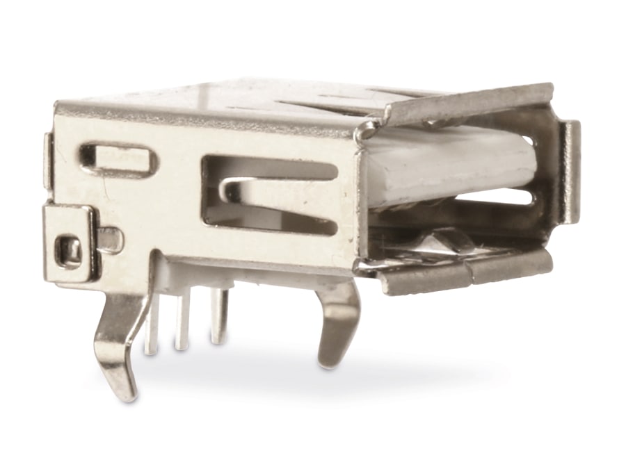 S-Impuls USB Buchse, USB-A, 90°, Printmontage 77058