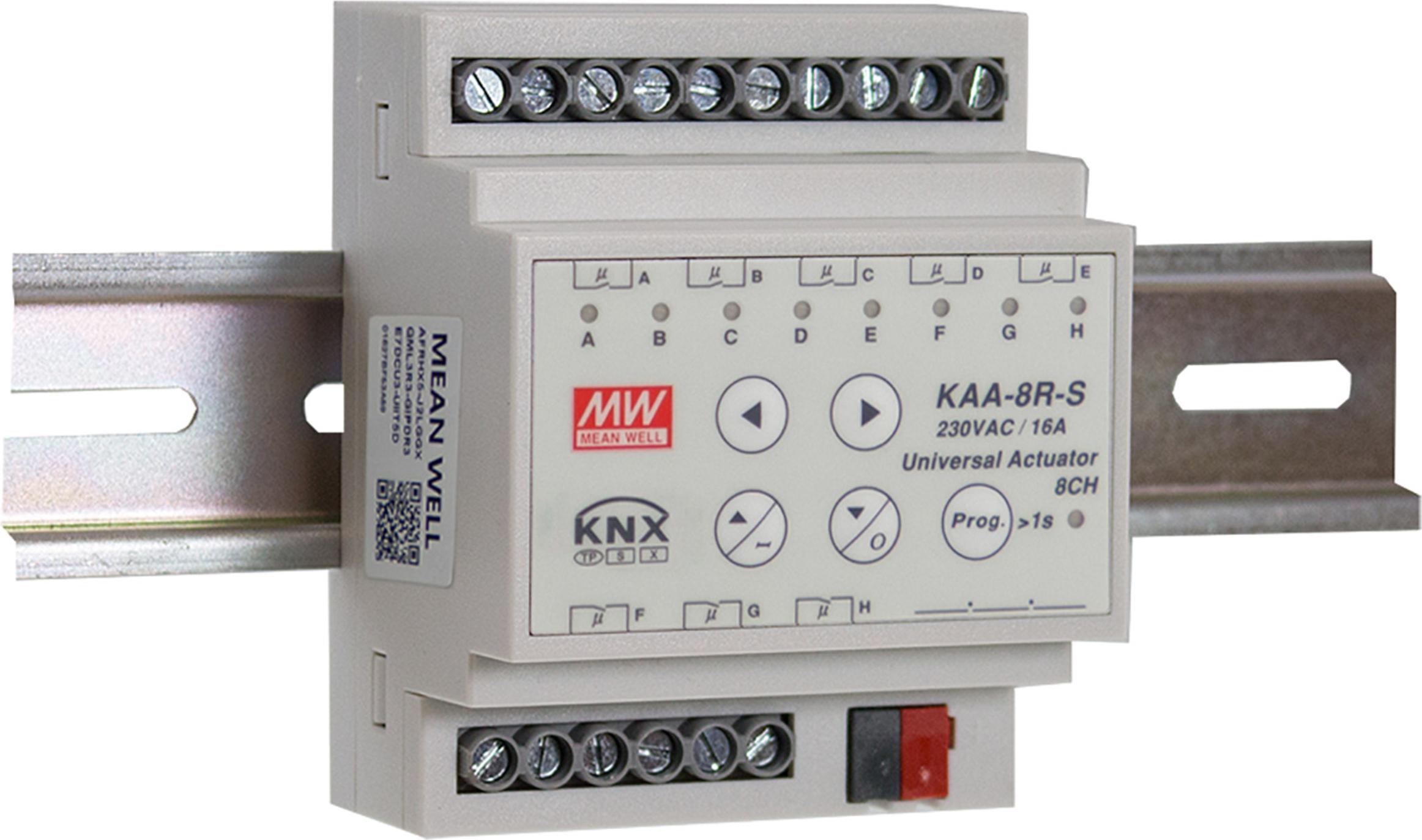 Mean Well MEANWELL KAA-8R-16S KNX Gebäudeautomation Universal-Aktor