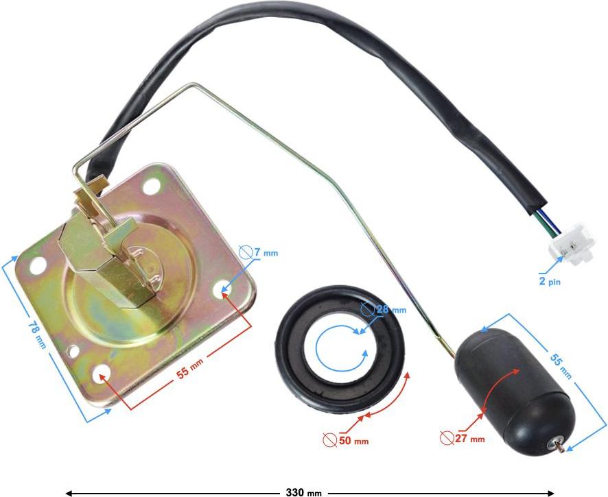 Moretti Treibstoffstandsensor für Kampfflugzeug 2