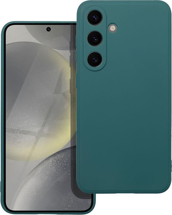 MATT kryt na mobilný telefón vhodný pre SAMSUNG S24 tmavozelený