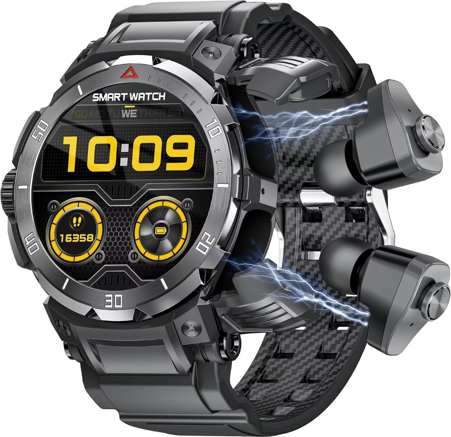 SmartWatch slúchadlá Mini In-Ear Bluetooth neviditeľné malé bezdrôtové slúchadlá hodinky v hudobnej funkcii telefónu športové pánske strow centrá zdravie B