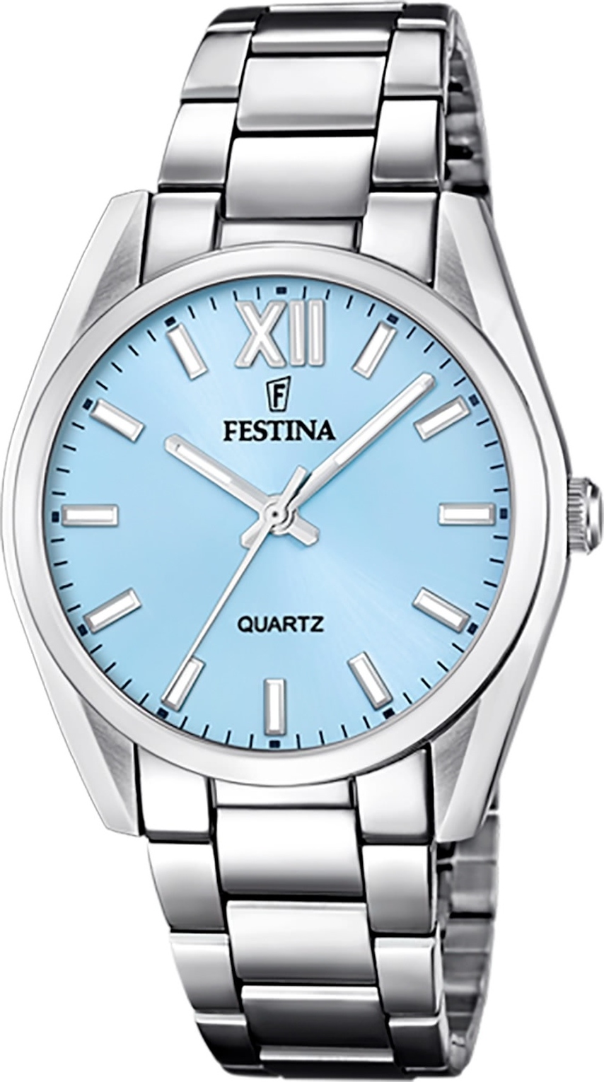 Festina dámske náramkové hodinky z nehrdzavejúcej ocele strieborné ležérne D2UF20622/3