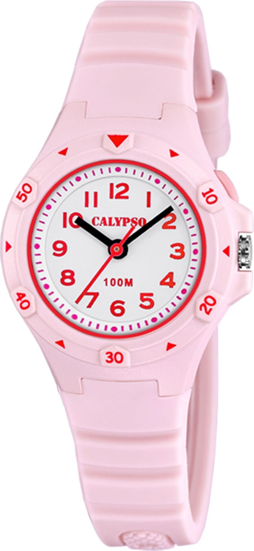 Hodinky Calypso K5846/1 dievčenské detské hodinky gumové ružové