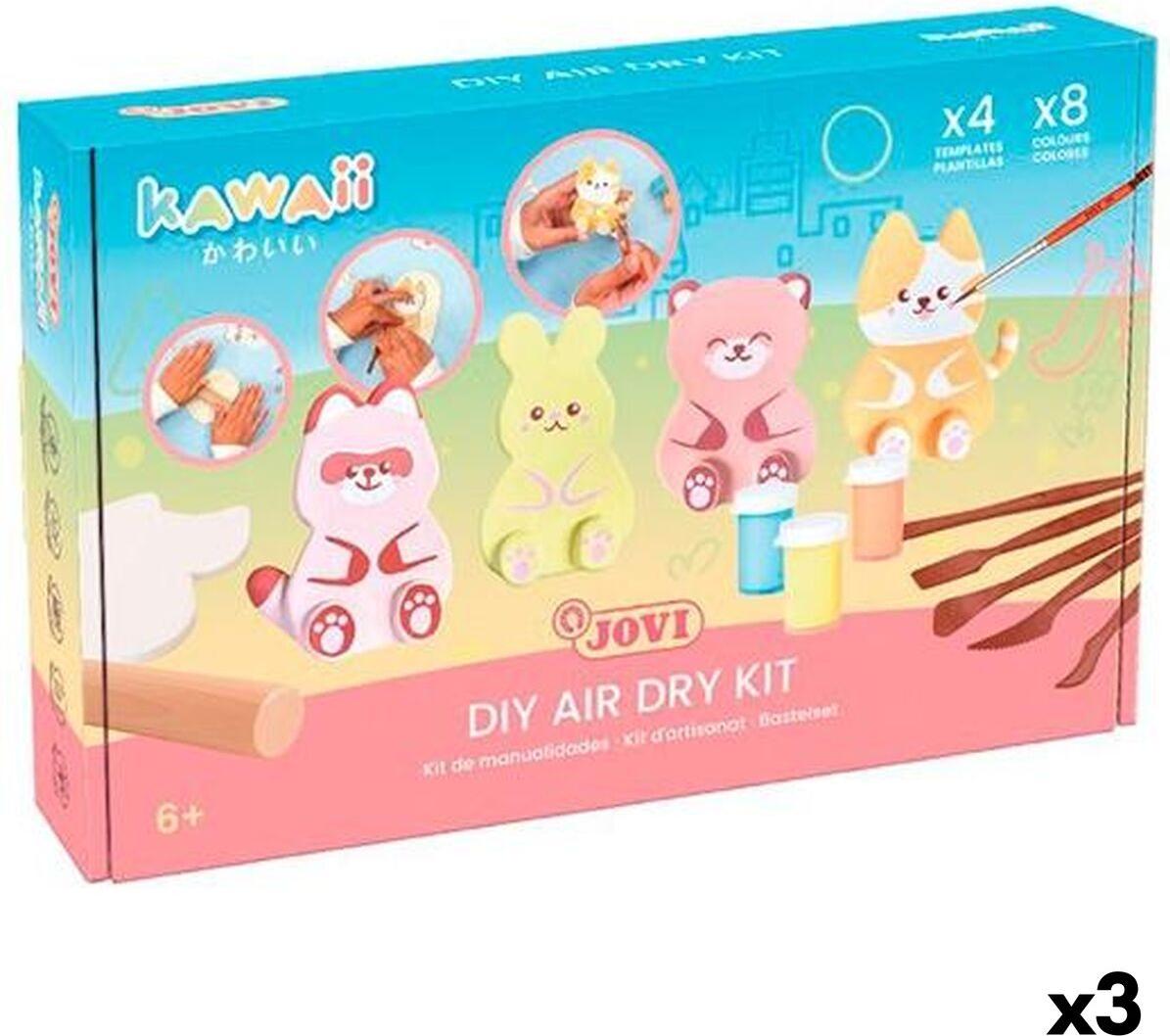 Bastelset Jovi KAWAII AIR DRY Bunt (3 Stück) S8442650