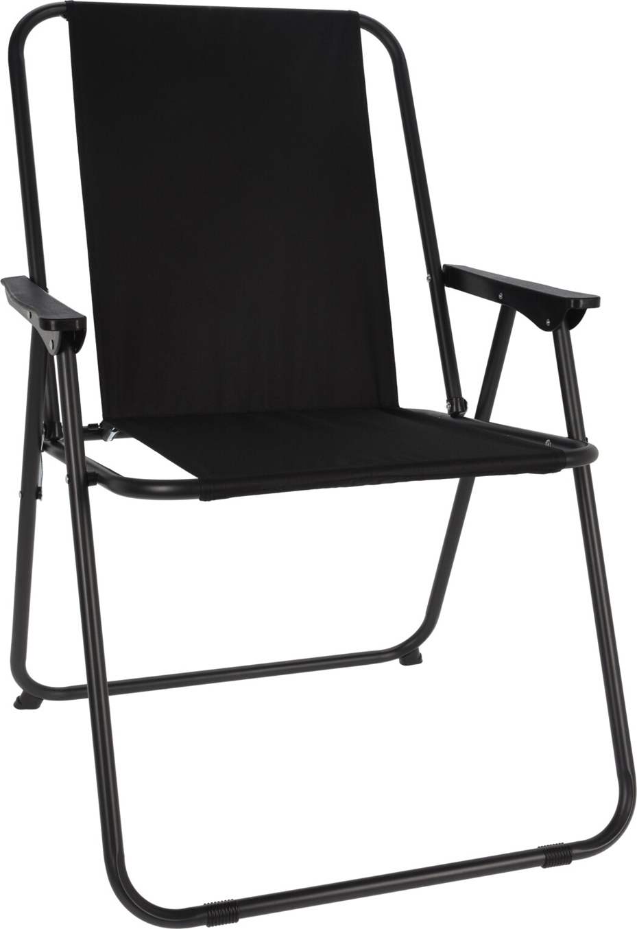Lot 2 chaises camping métal tissu Oxford plage pêche pliable porte-gobelet bleu marine - ComfortXL Outdoor Living